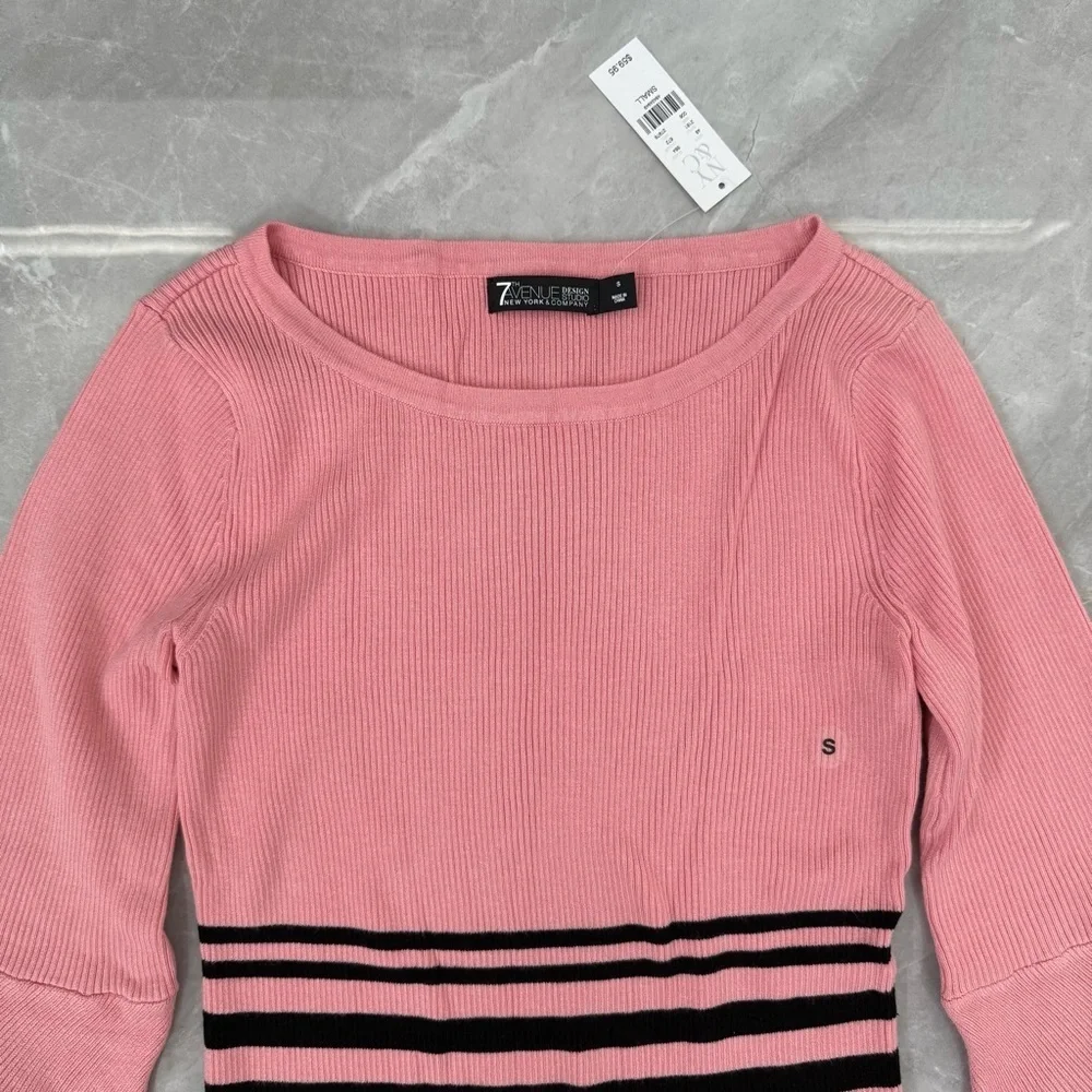 Women’s 7th Avenue Design Studio New York & Company Bell Sleeve Sweater Small